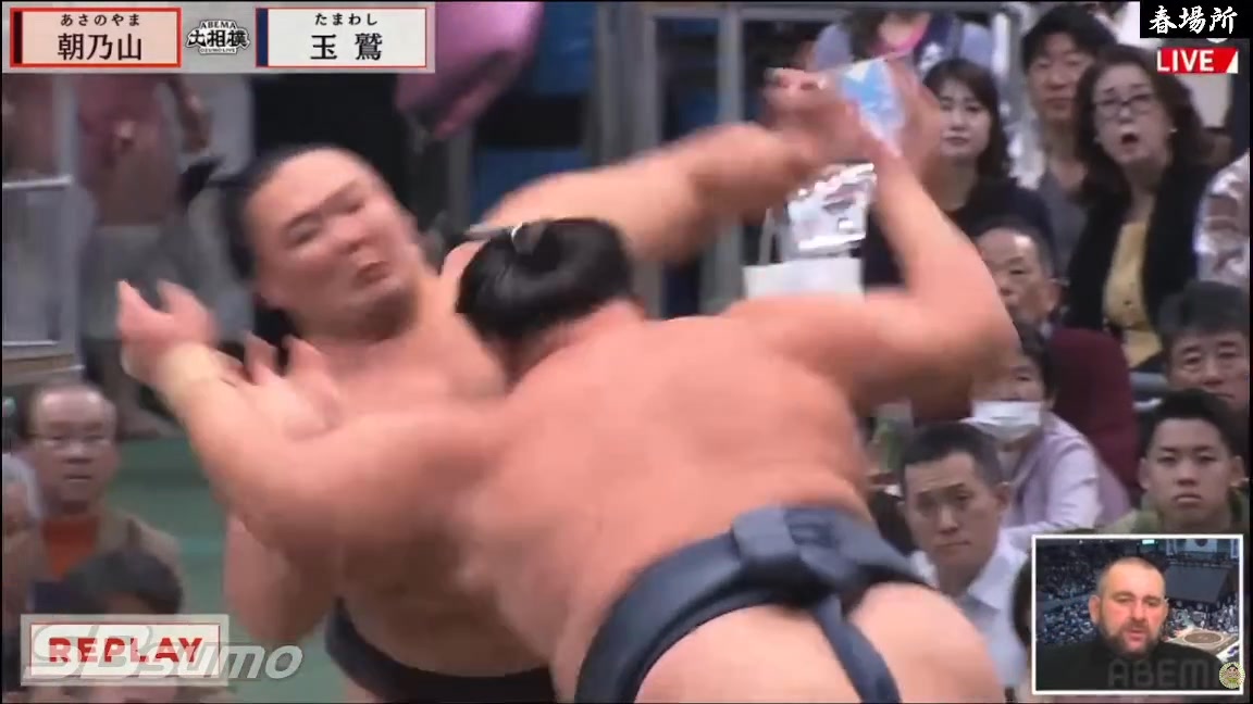 Asanoyama 朝乃山 4-4 vs Tamawashi 玉鷲 2-6 Please support my work