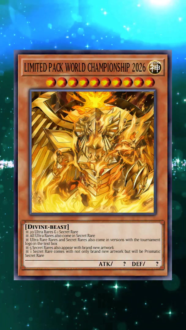 Limited Pack World Championship Pack 2026 #yugioh #yugiohtcg