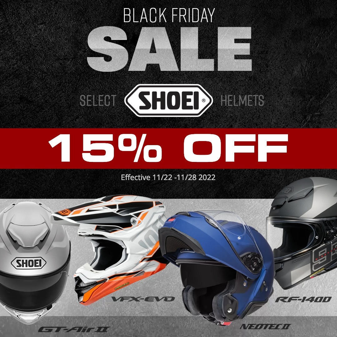 shoei gt air 2 black friday Chin Mount for acclaimed GT 👀 Starting Today! Our Black