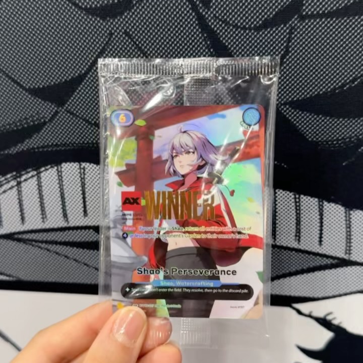 アニメエキスポ　小豆TCG Shao's Perseverance winner TCGplayer on Reels