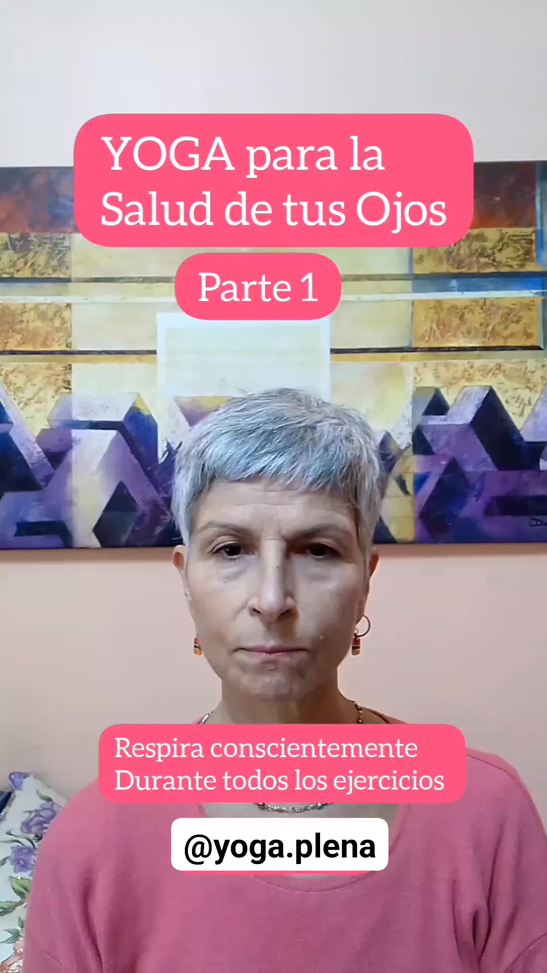 Yoga para tus ojos Parte 1 YOGA PLENA #yoga #asanas #medicinafemenina # ...