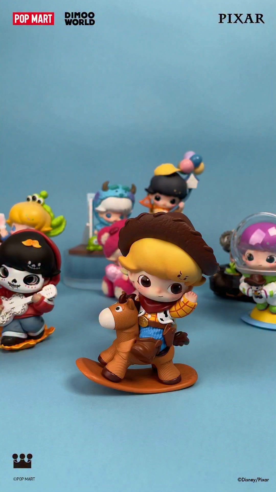POPMART DIMOO WORLD×PIXAR ウッディとバズ POP MART