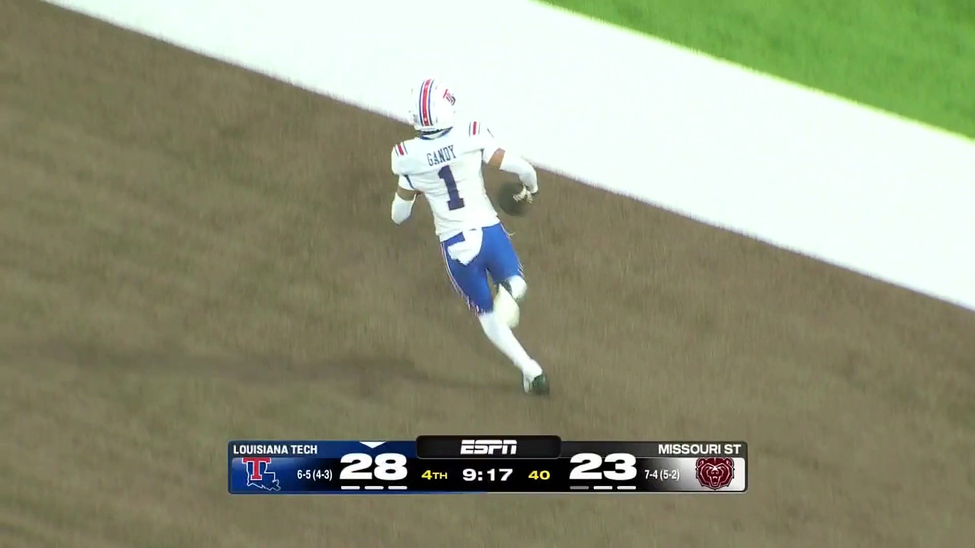 How nice of Devin Gandy to give the hogs up front a breather 93-yard ...