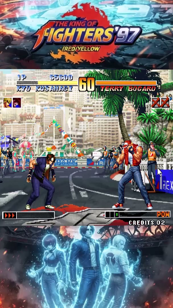 ARCADE ROM Old/New 2DS 3DS Juego: The King Of Fighters '97 Región