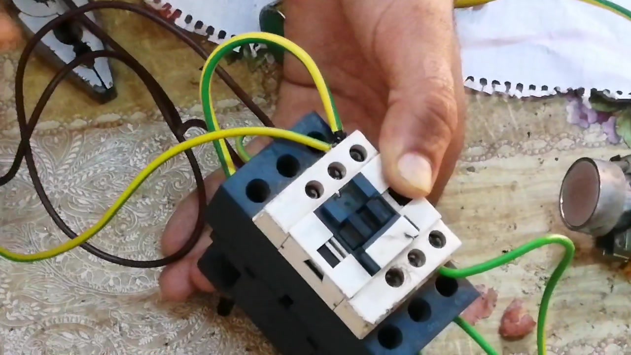 schéma contacteur 220v | Msaadi électricité générale