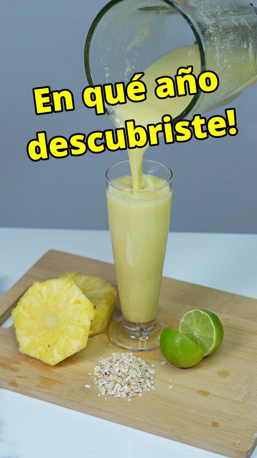 Mezcla piña con avena #recetas #jugos | Recetas TV | Facebook