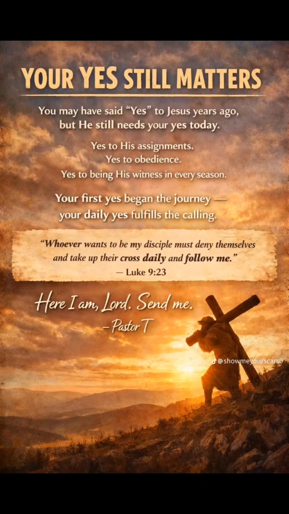 Your first “yes” began the journey, but each assignment, season, and ...