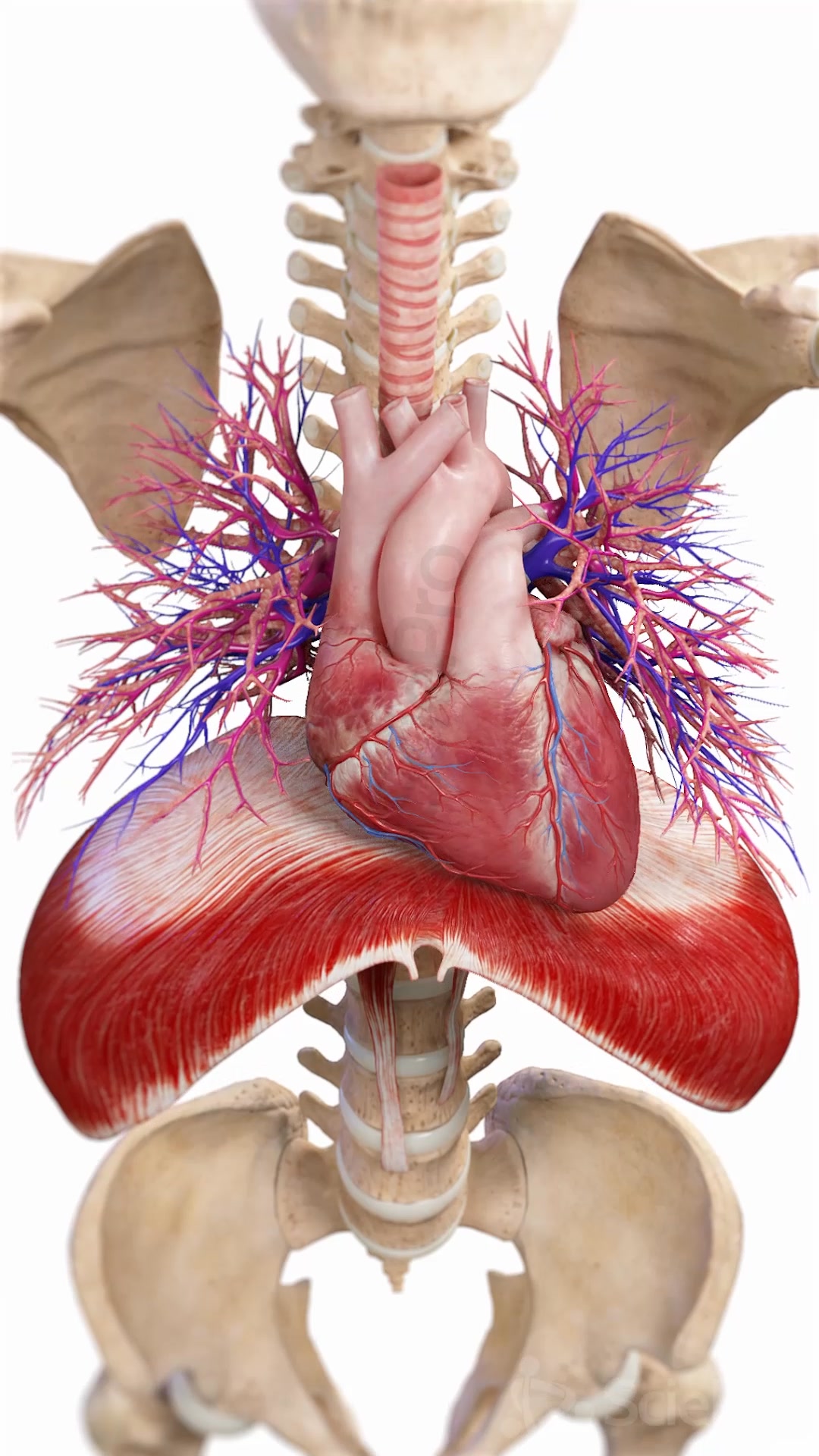 With every breath, three structures work in perfect coordination: lungs ...