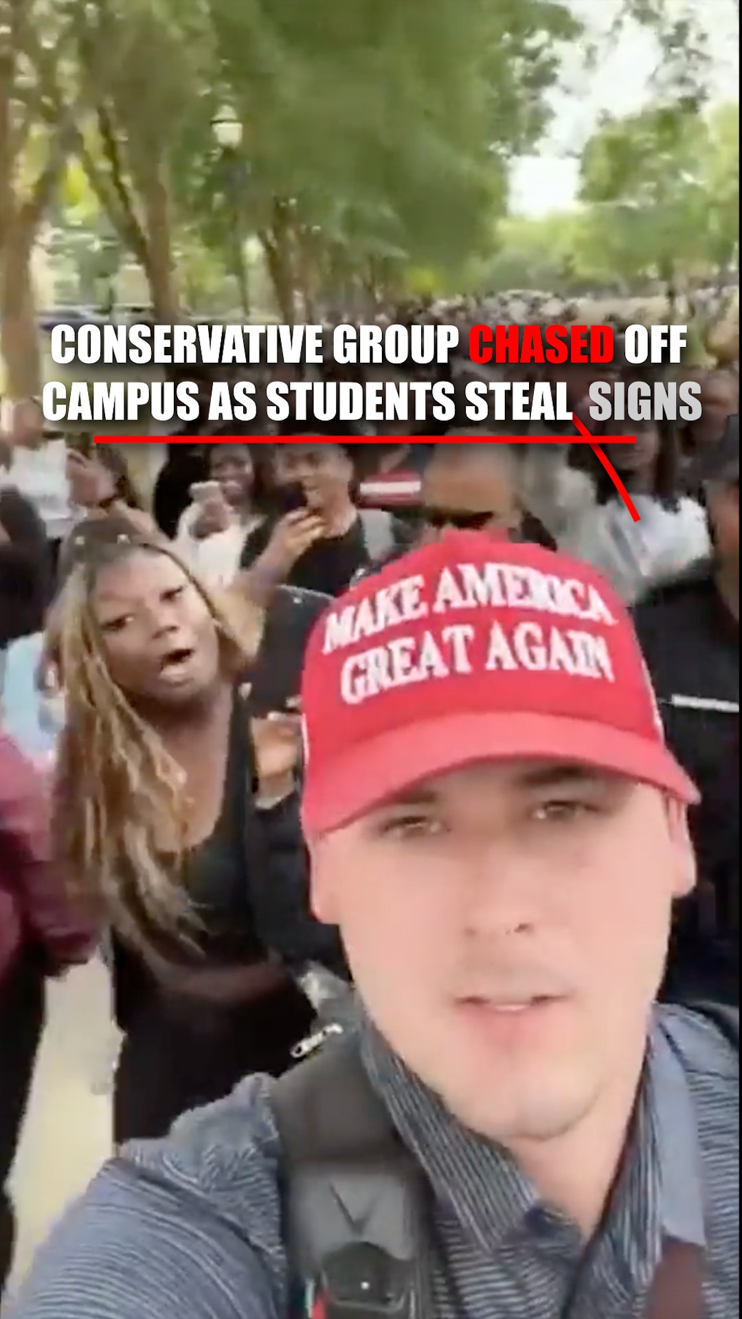 CLASH ON CAMPUS: A conservative group hosting a Charlie Kirk–style ...