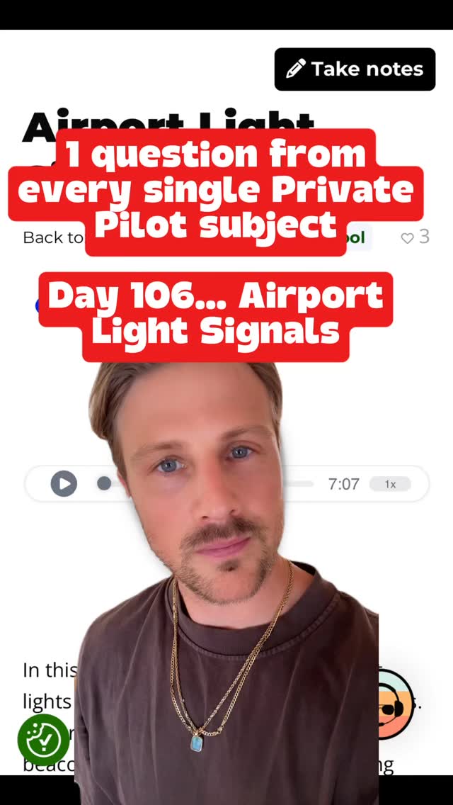 Day 106 of asking a practice question on every single Private Pilot ...