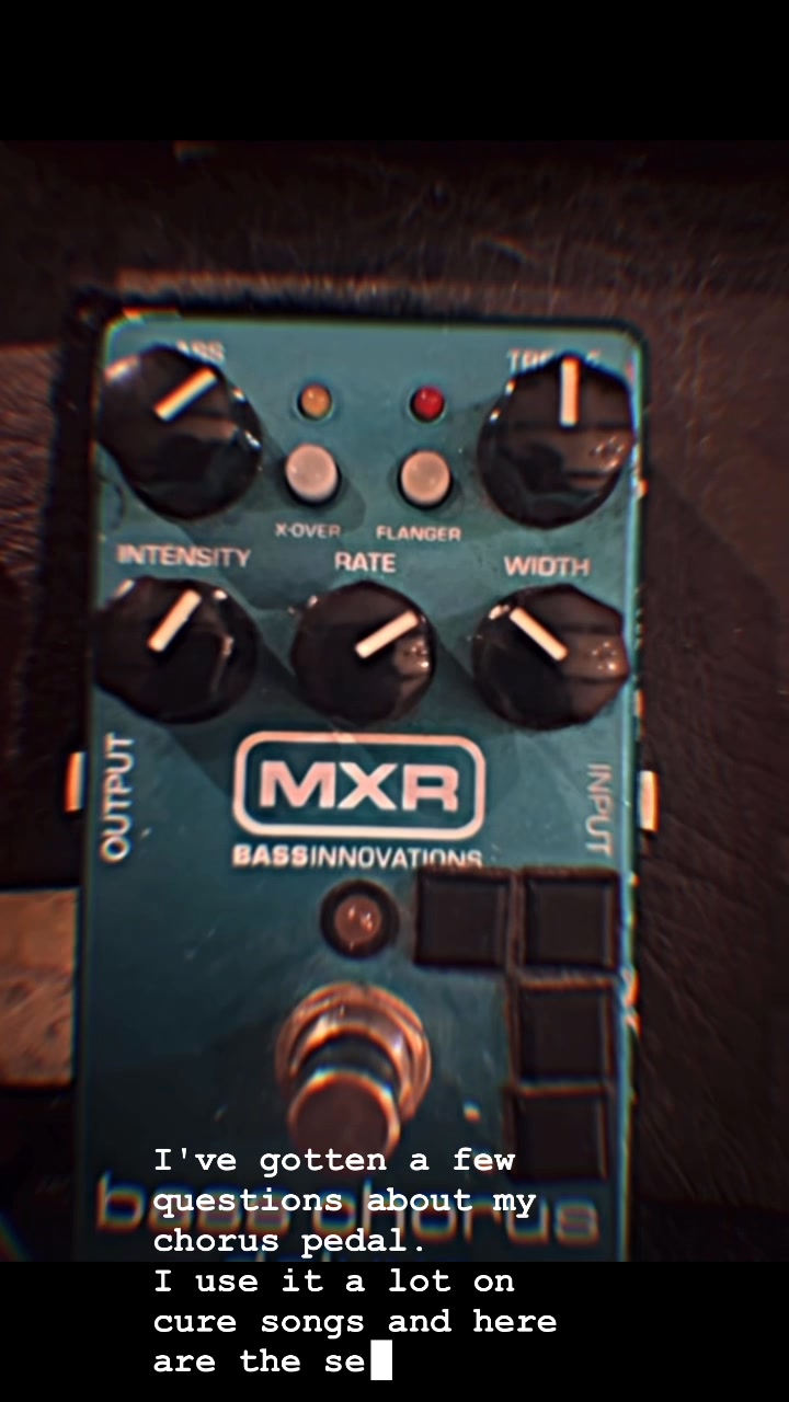 Thought I would share my favorite effects pedal - the MXR Bass