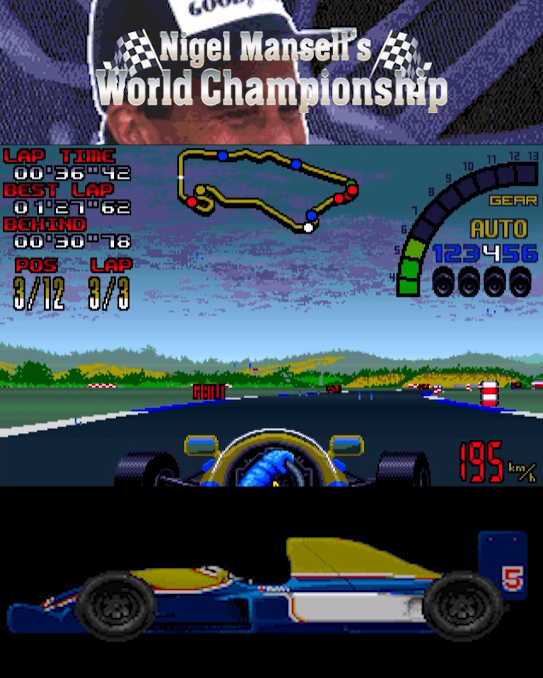 Formula One Grand Prix (1992) by Geoff Crammond at Monza on the