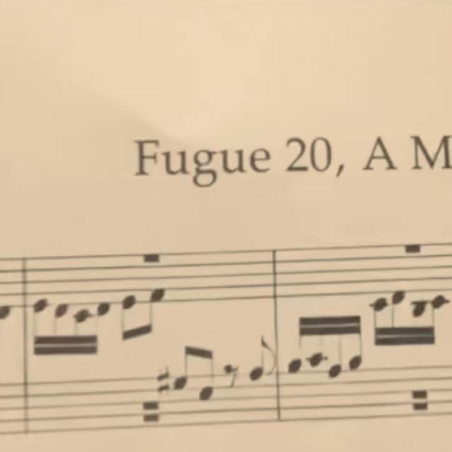 Bach on Sunday: a long and winding road - Fugue XX in A minor from