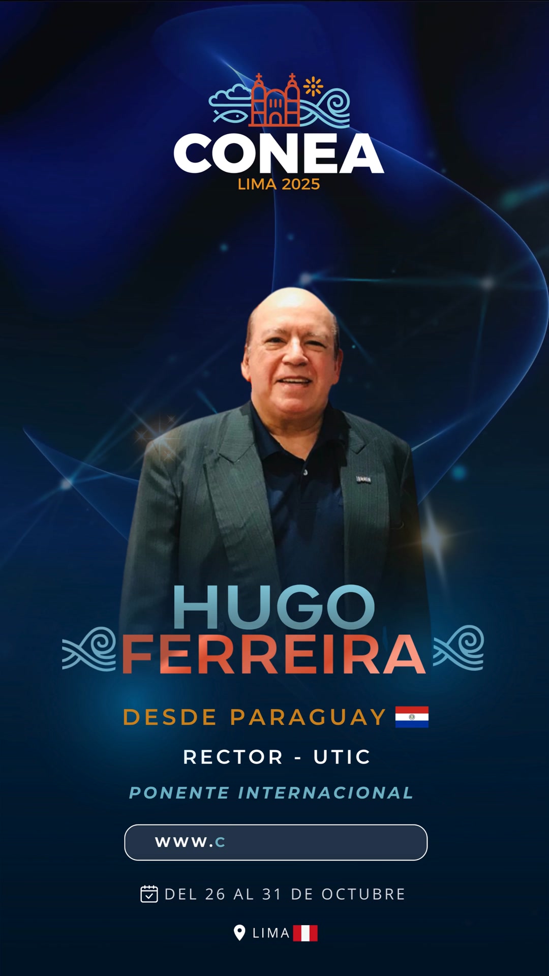 CONEA Peru - ¿QUIÉN ES HUGO FERREIRA? 🇵🇾 🎤 *Rector de la... | Facebook