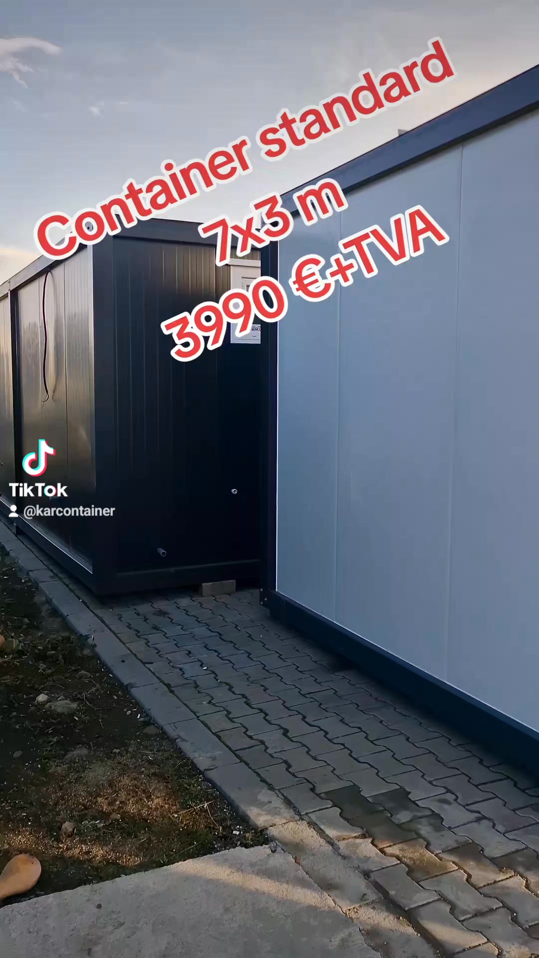 🏠 Container modular 8×3 m – 2 camere + baie complet utilată! ️ ...
