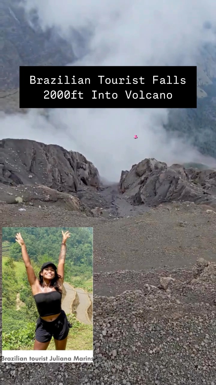 Brazilian tourist Juliana Marins falls into volcano Mount Rinjani ...