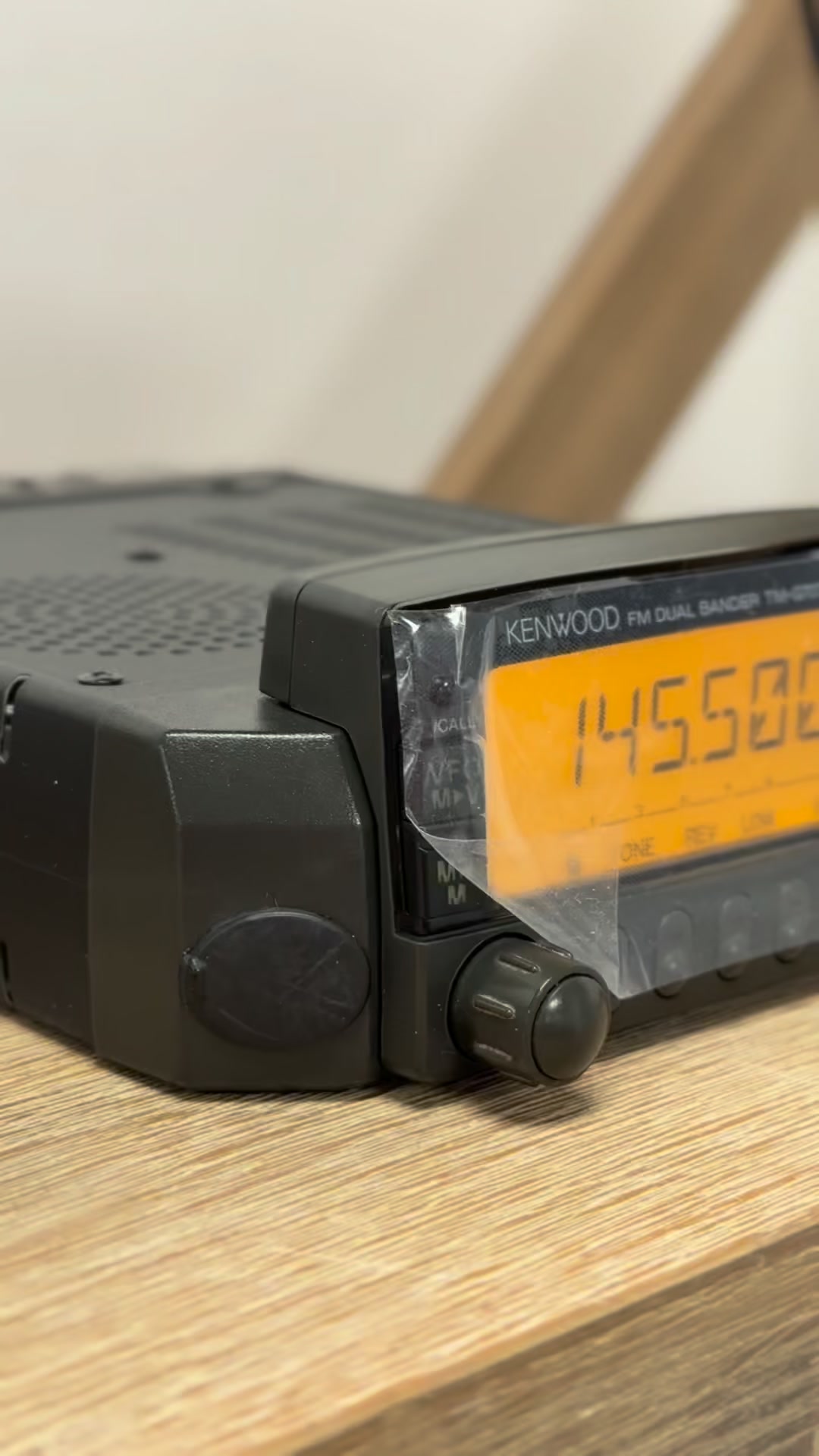 Old school power, classic Kenwood audio — the TM-G707E speaks with