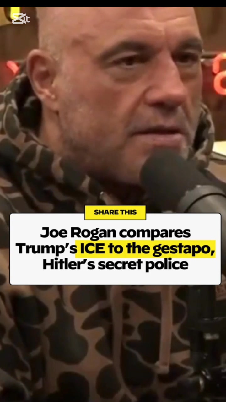 🚨 Joe Rogan Sparks Controversy Over ICE Comparison Popular podcast host ...