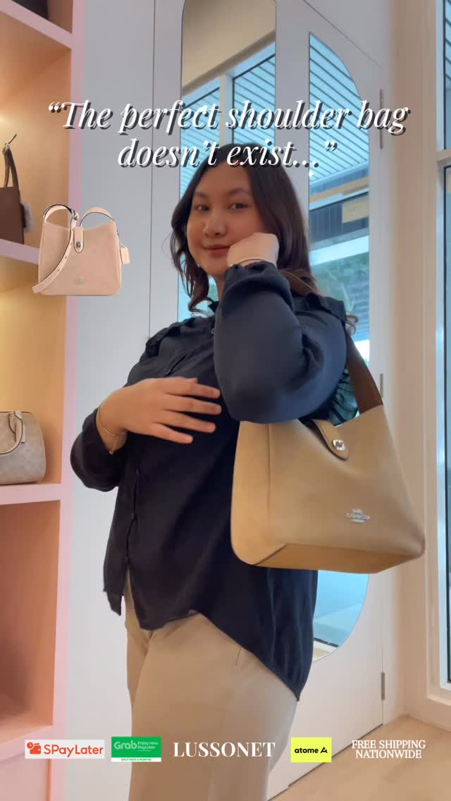 COACH hadley convertible bag olive “The perfect shoulder bag doesn 