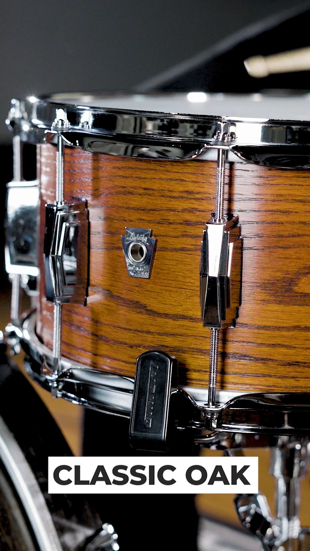 At Ludwig, every wood snare drum is crafted in our Monroe, NC