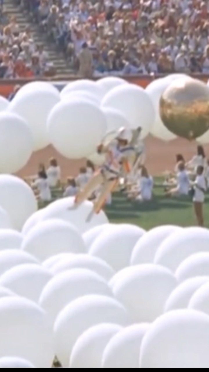 Los Angeles Olympics 1984 opening ceremonies kicked off in soaring