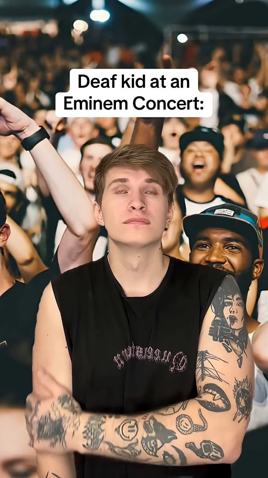 Deaf kid at an Eminem Concert: | Timwin | Facebook