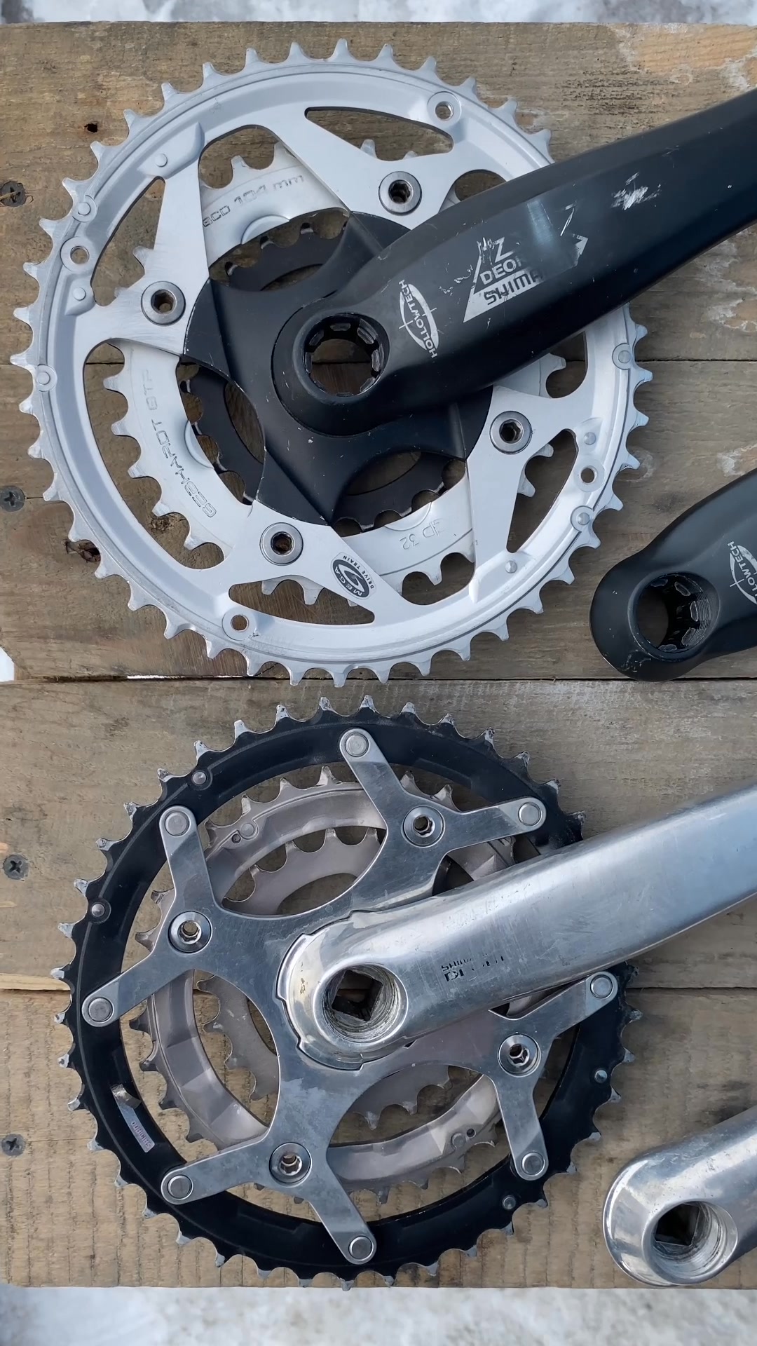Shimano FC-B124 mountain bike triple crankset review