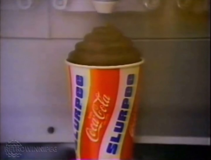 Who prefers a #CocaCola flavored #Slurpee ? #7Eleven #1988 #Coke