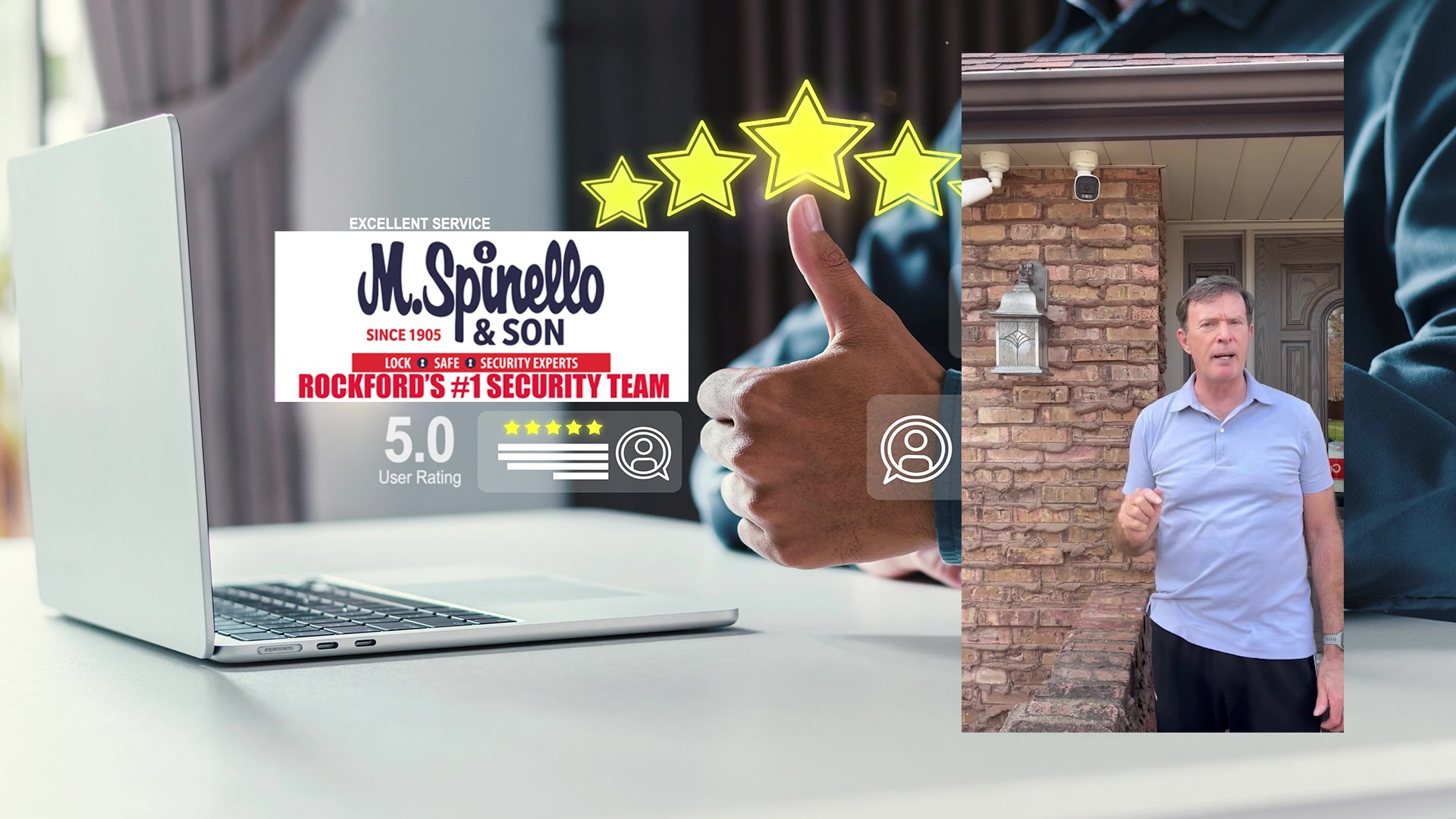 M Spinello & Son Locksmiths Safe Security Experts | Rockford IL