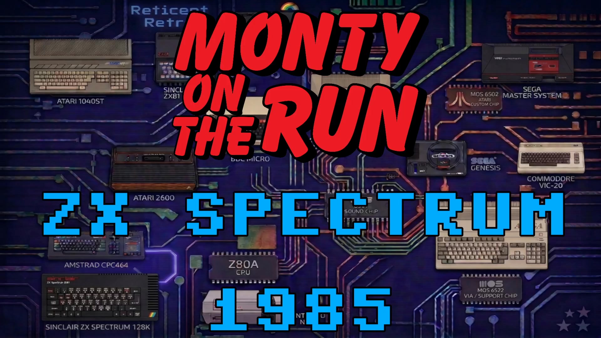 じょばじょば Monty on the Run (Gremlin Graphics, 1985, ZX Spectrum) An iconic