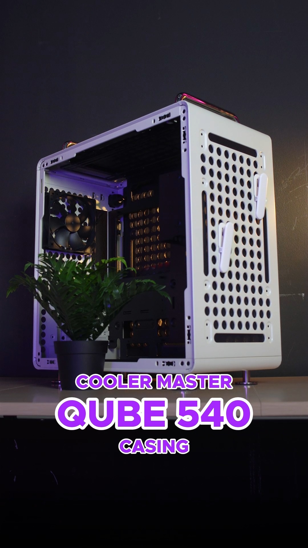 Cooler Master QUBE 540 designed for builders who want style and performance in one compact frame Clean layout, great airflow, and perfect for a modern gaming setup CoolerMaster MYCoolerMaster OneCoolerMaster Qube540