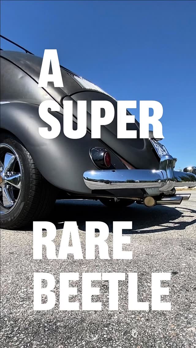 This very rare 1953 Volkswagen Beetle represents one of the most