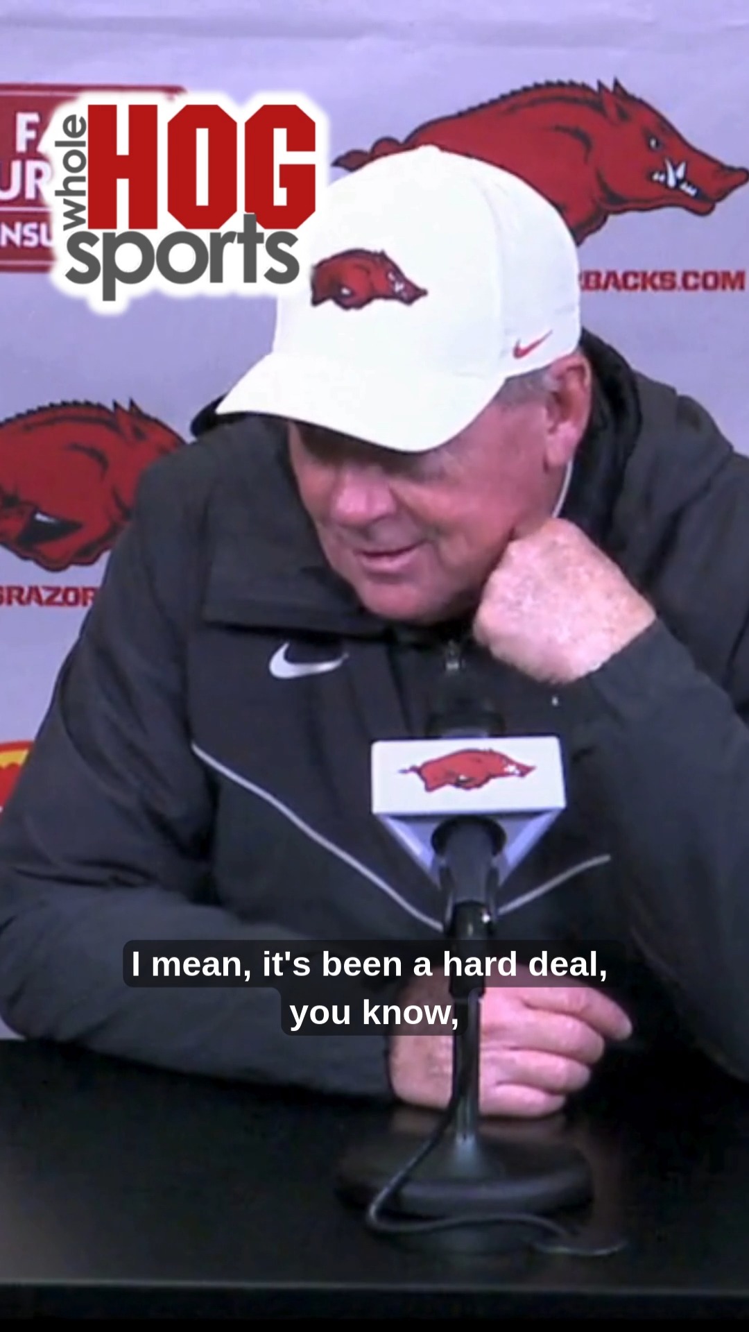 Bobby Petrino reflected on his seven games as #Arkansas football's ...