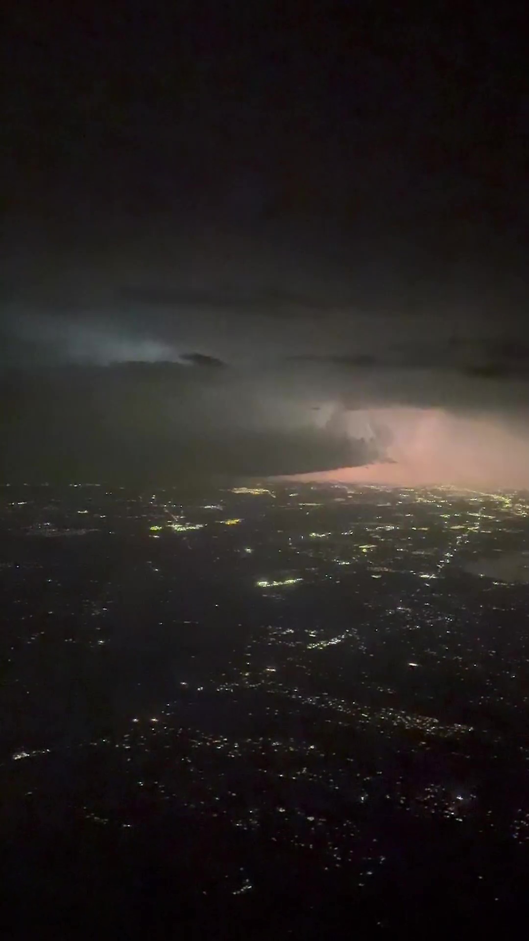 Thanks to Jeffrey Allovio for sharing this view of the storms