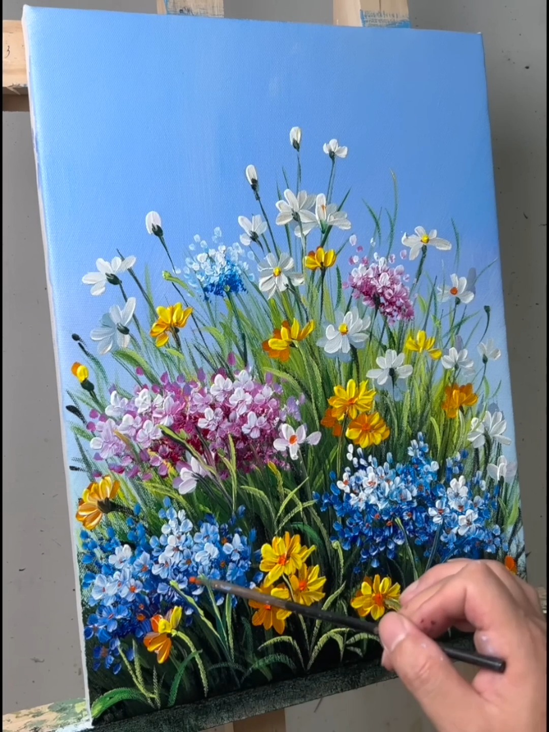 Easy Painting Tutorial / Step-by-Step for Beginners | Painting Skills ...
