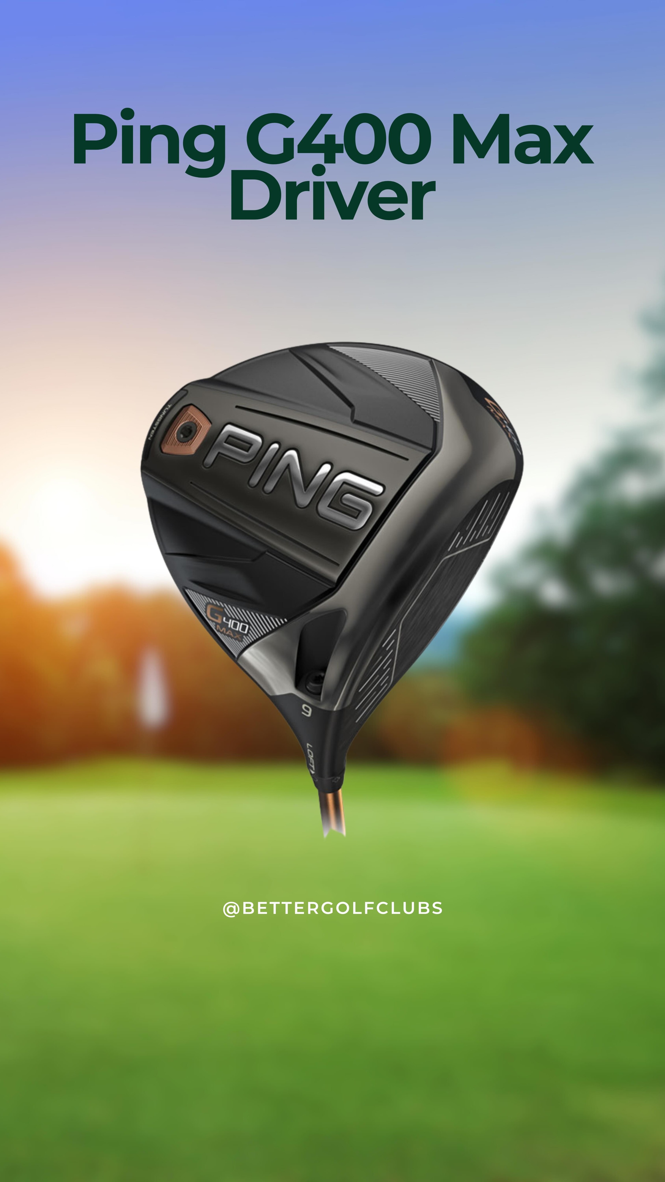 The Ping G400 Max is one of the most forgiving drivers ever made