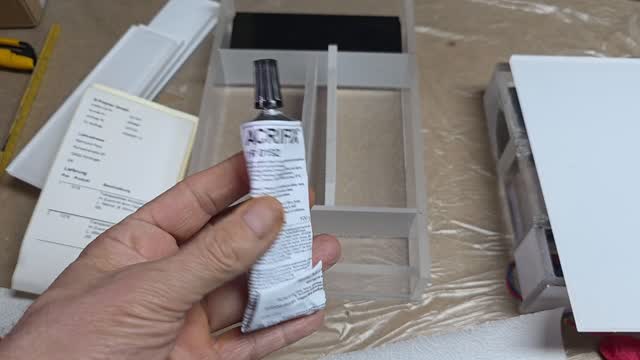 ACRIFIX® 2R 0190 Acrylglas-Kleber PMMA Evonik 2-K Reaktions-Klebstoff farblos 2R0190 Kunststoffkleber Polycarbonat
