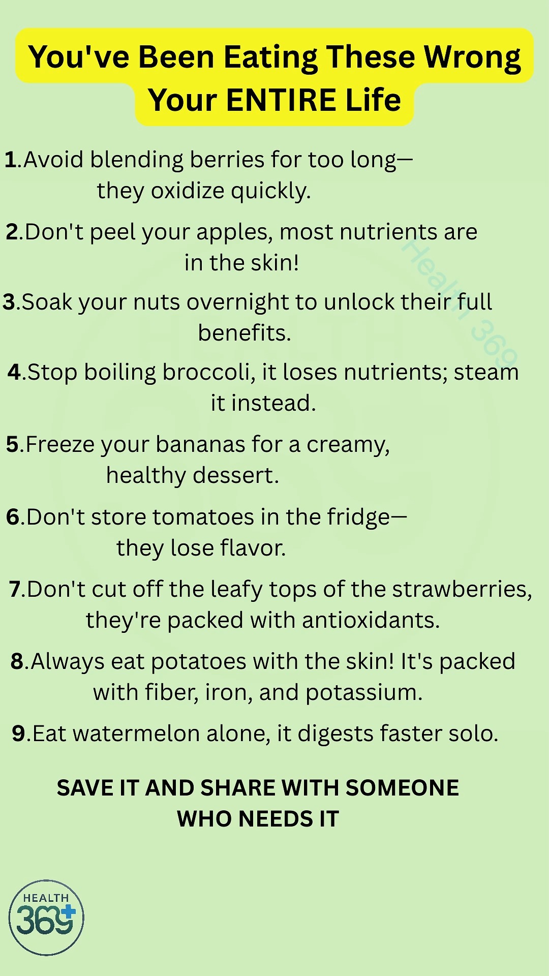 You've been eating these wrong your intire Life #SeniorHealth# ...