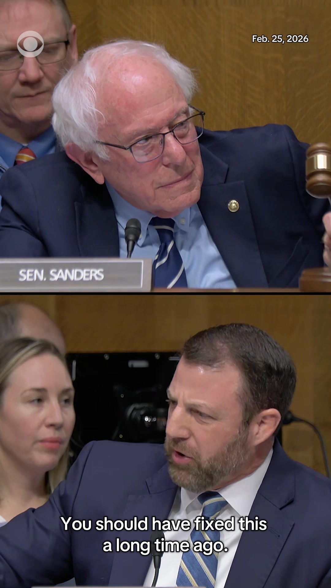 Sen. Markwayne Mullin (R-OK) had a heated exchange with Sen. Bernie ...