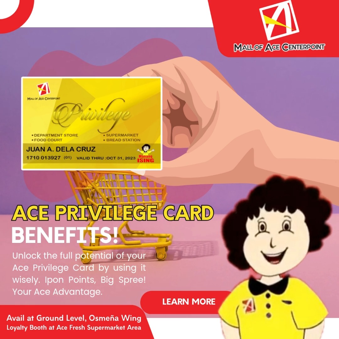 Your Shopping Just Got More Rewarding! Shop. Earn. Enjoy. The Ace ...