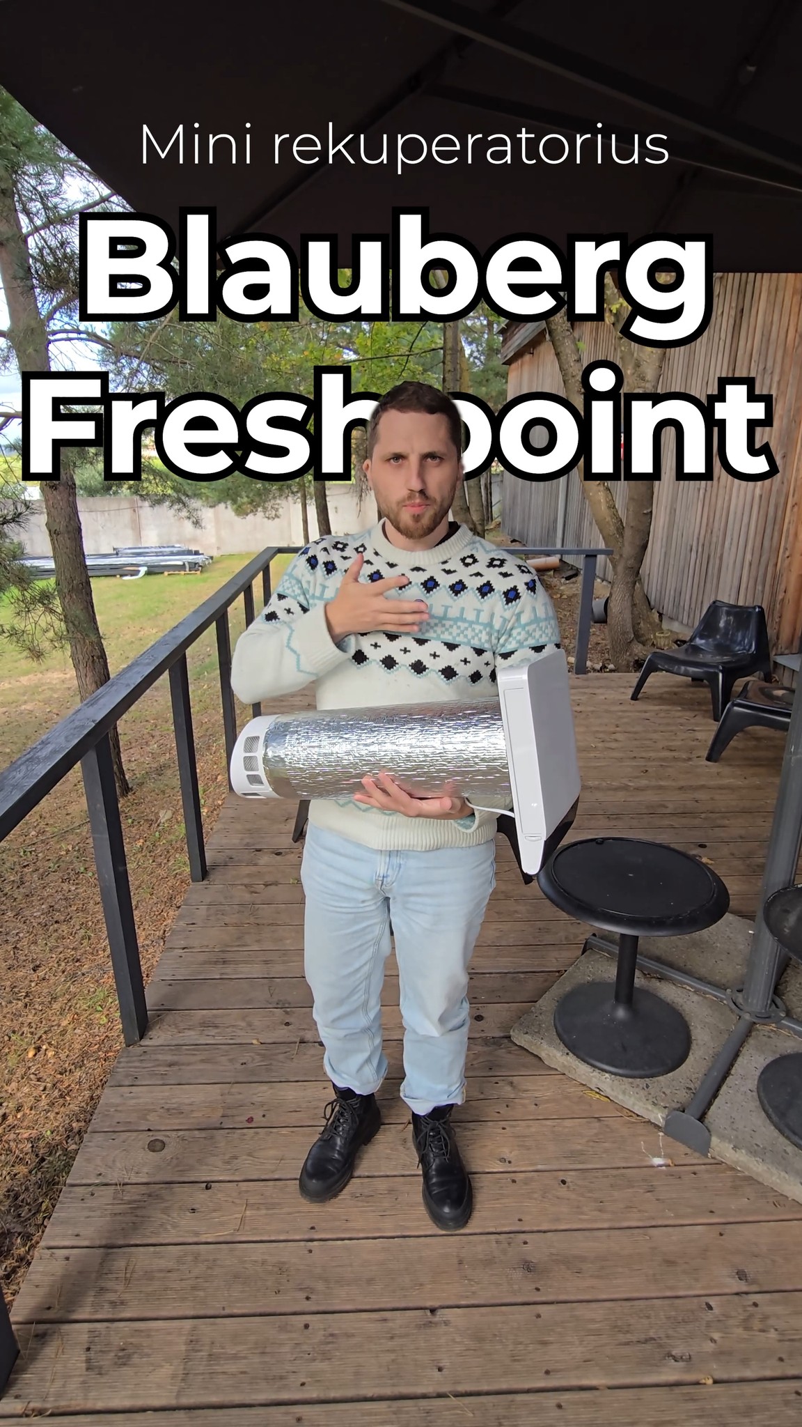 Švarus oras be šilumos nuostolių. Freshpoint mini rekuperatorius | Enit ...