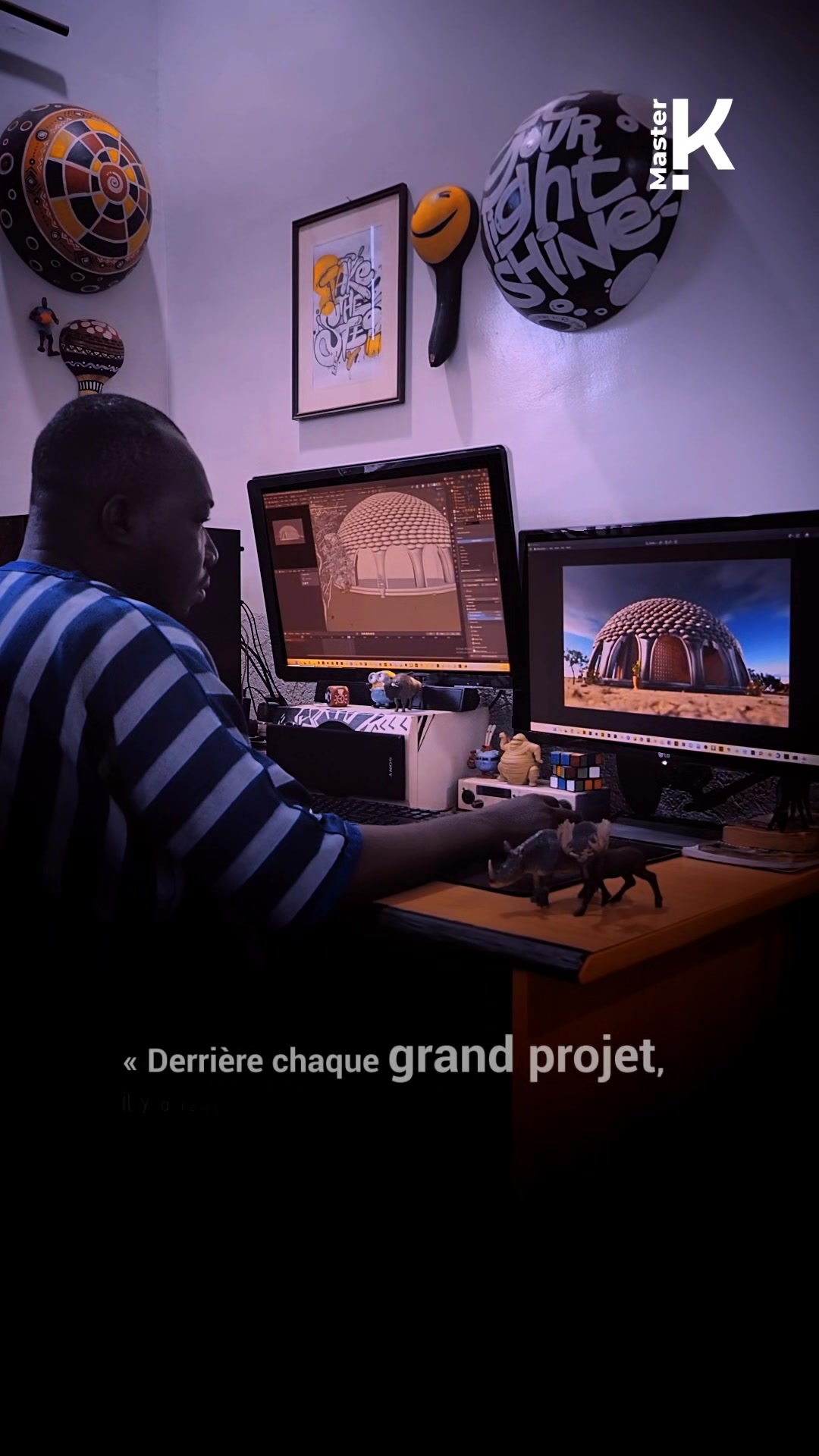 "Dernière chaque grand projet, il ya toujours une dose de folie...et un ...