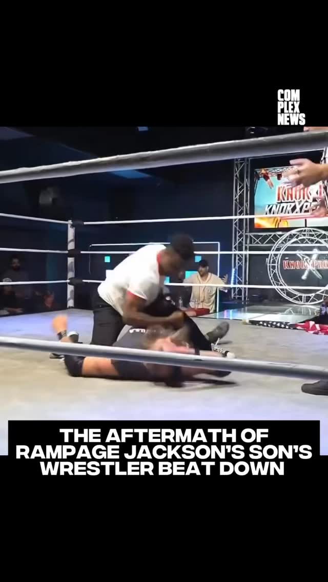 Rampage Jackson’s son, Raja, punched wrestler Syko Stu more than 20 ...