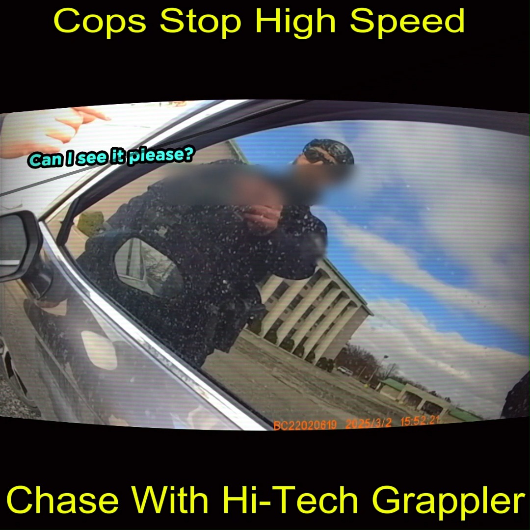 Cops Stop High Speed Chase With Hi Tech Grappler #police #policeofficer ...