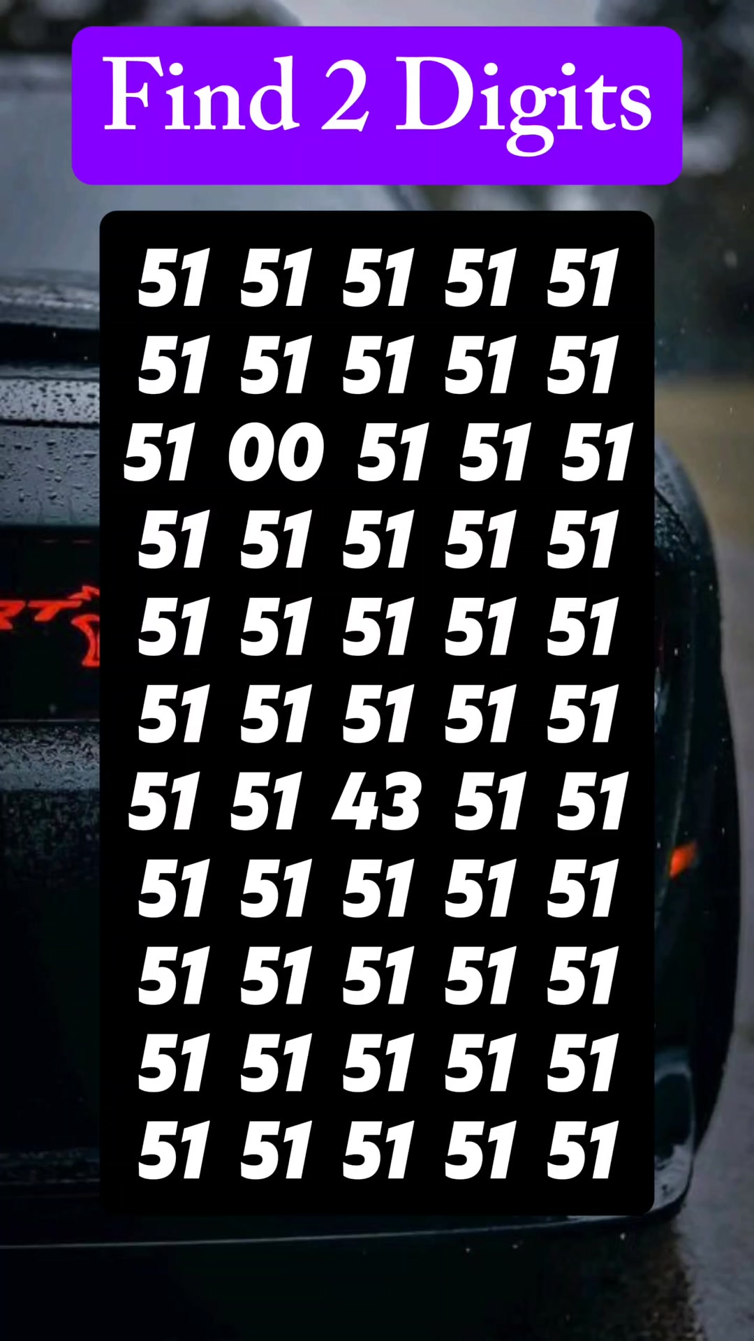 Find 3 hidden number 👍#brainteaser #puzzle #riddles #quiz # ...