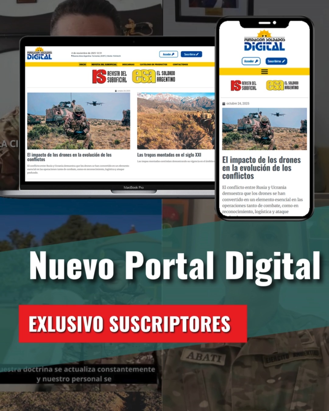 🚀 ¡Ya está online el nuevo Portal Digital de la Fundación Soldados! Un ...