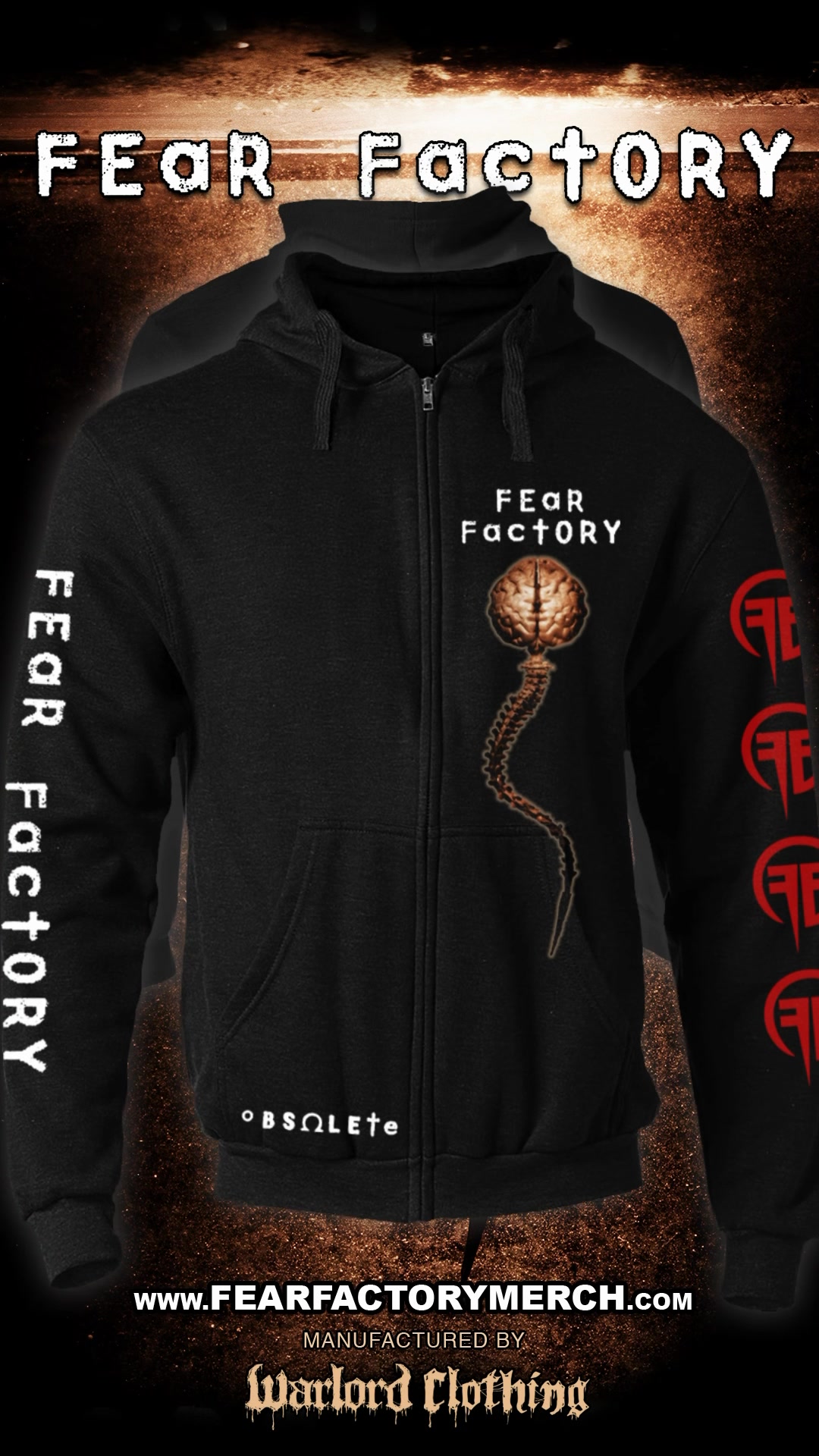 You can now order your limited edition Obsolete hoodie click the
