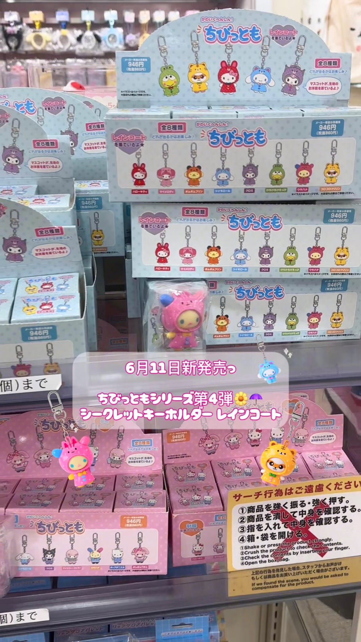 🌈 6月11日発売の ちびっともシリーズ第4弾☔️💘 シークレット