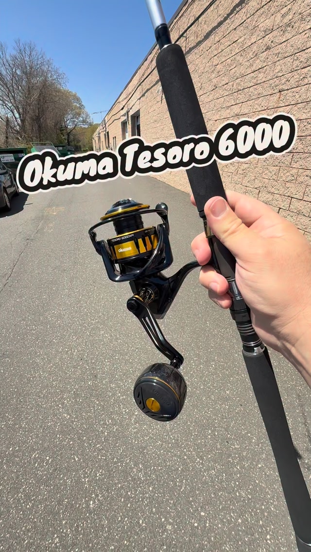okuma 6000 reel Trusted by Anglers  Reliable and consistent during all fishing trips. Okuma Tesoro 6000 on a