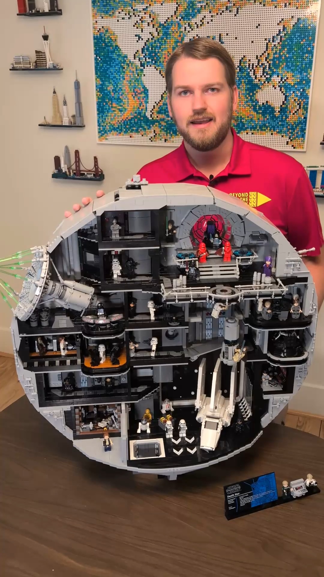 Play features of the new LEGO Death Star set! What do you think? (Set ...